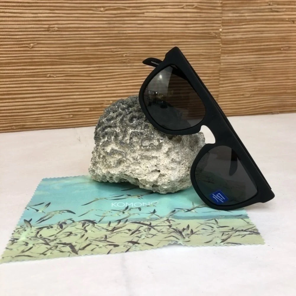 KOMONO Sunglasses NEW Bennet CZ Black Rubber